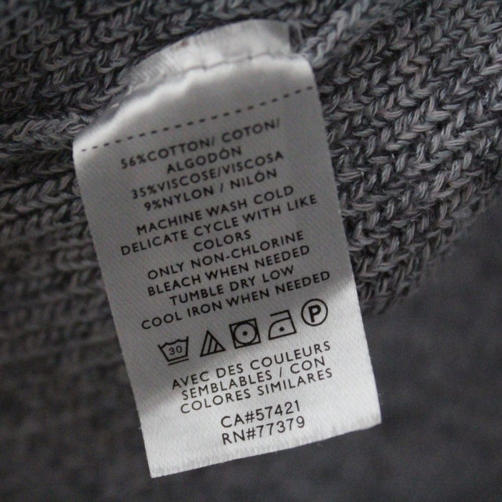 Ann Taylor Marled Long Line Open Cardigan Duster - Picture 4 of 5